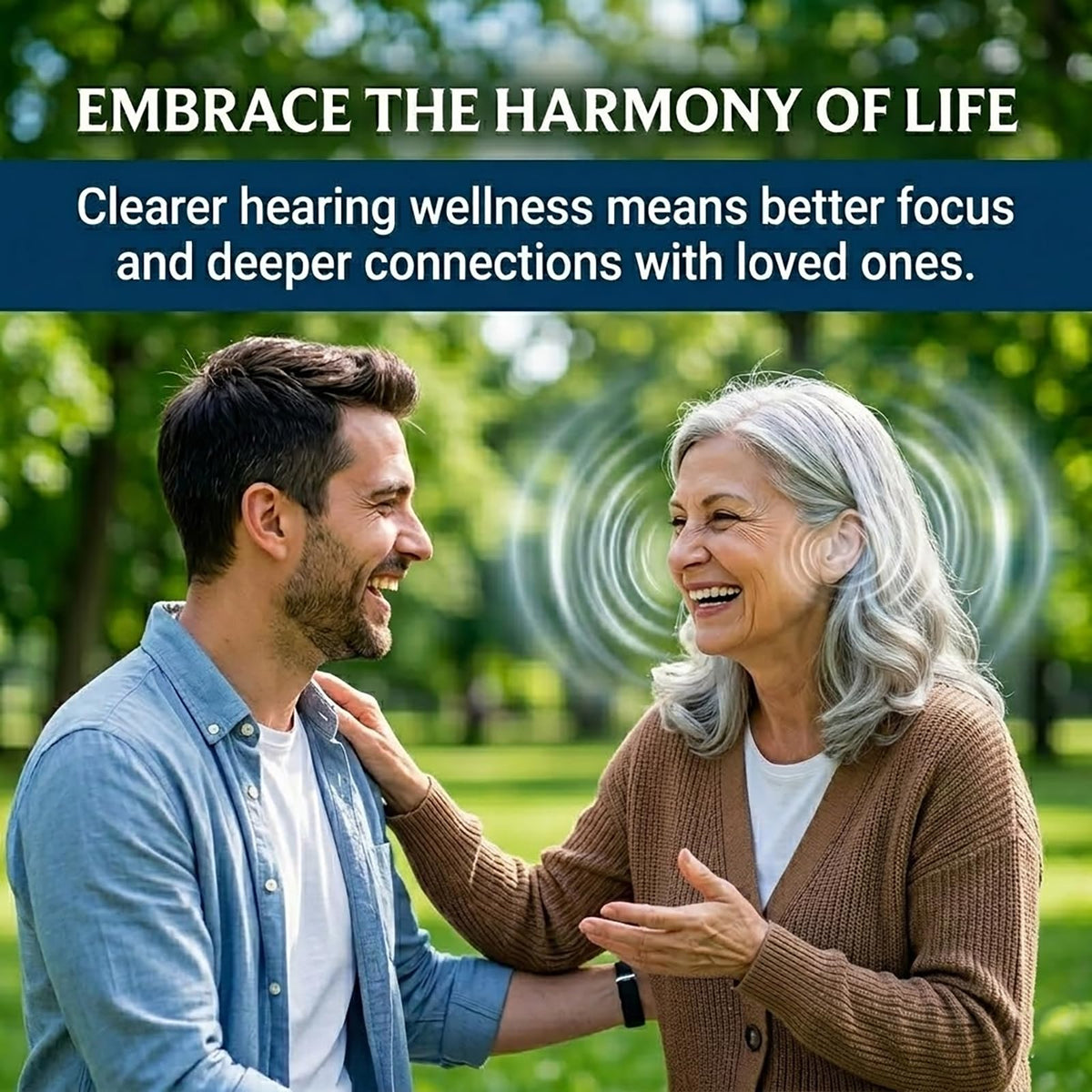 Flacon EAONE Tinnitus avec étiquette visible