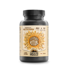 Flacon Earth Fed Muscle Multivitamine Matinale 60 Capsules vue de face