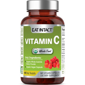Flacon EAT INTACT Vitamine C 90 mg avec 60 capsules