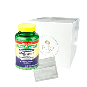 Flacon FCQP de 240 tablettes végétariennes de mélatonine 10mg