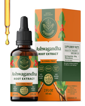 Flacon HERBAMAMA Ashwagandha 141g vue de face