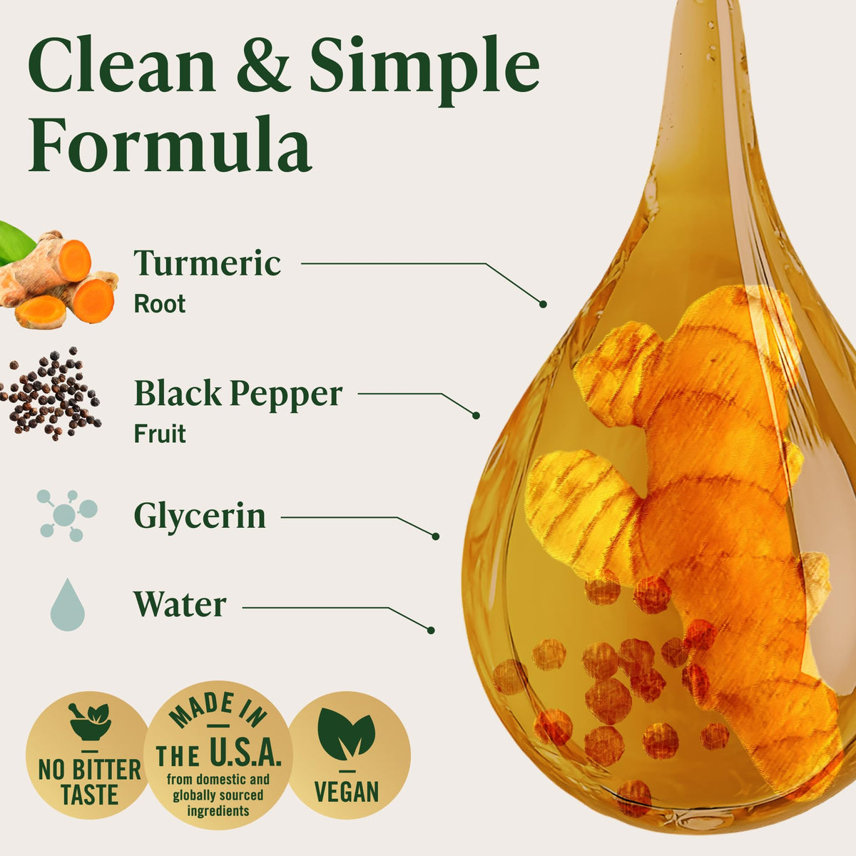 Flacon HERBAMAMA Curcuma 670 mg sur un fond neutre