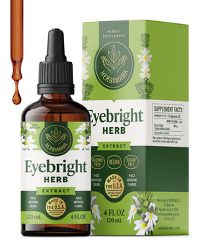 Flacon HERBAMAMA Eyebright 281g vue avant avec étiquette