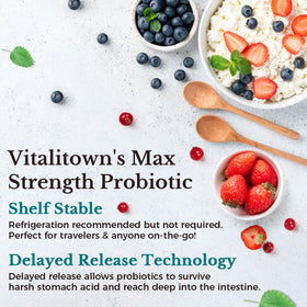 Flacon hermétique des Probiotiques Vitalitown