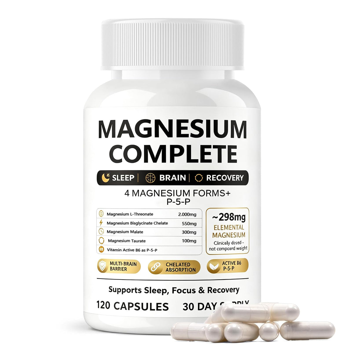 Flacon Hgkvnul Complément Magnésium Complet 120 comprimés