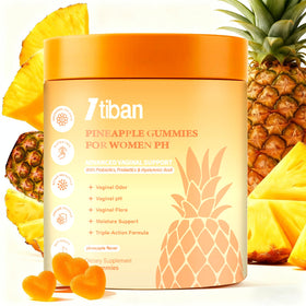 Flacon Itiban Gummies Ananas 60 unités vue de face