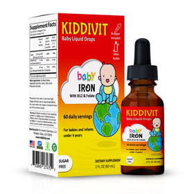 Flacon Kiddivit Fer Liquide 60 ml vue avant