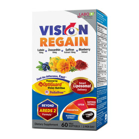Flacon LABO Nutrition VisionREGAIN 60 gélules de lutéine et zéaxanthine