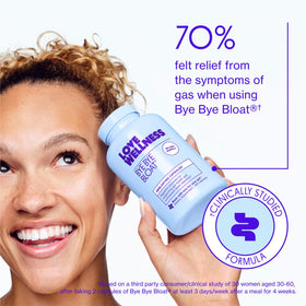 Flacon Love Wellness ouvert avec capsules visibles