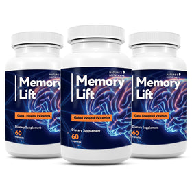 Flacon Memory Lift de Nature’s NutriWave avec 60 capsules