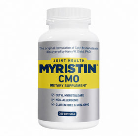 Flacon Myristin 200 gélules de 260mg de CMO vue de face