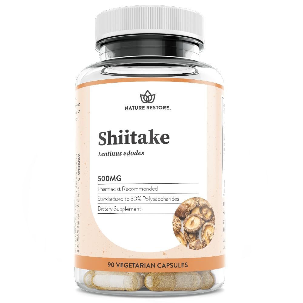 Flacon Nature Restore Shiitake 90 capsules vue de face