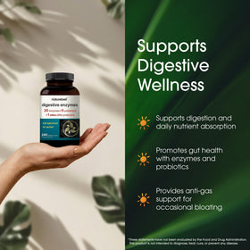 Flacon NatureBell Multi-Enzymes avec étiquette visible
