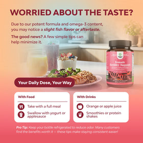 Flacon Natures Craft ouvert avec capsules visibles