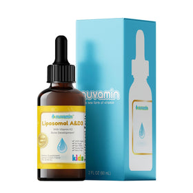 Flacon Nuvamin 60ml de gouttes liquides A et D3, avant vue