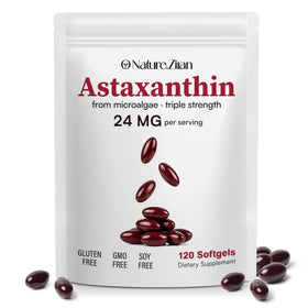 Flacon O NATURE. ZIRAN Astaxanthine 24 mg vue de face