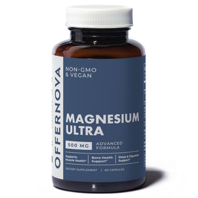 Flacon Offernova Magnesium Ultra 500mg de 60 capsules végétaliennes