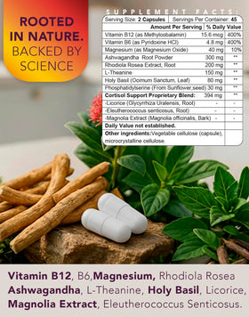 Flacon ONE 365 ouvert avec capsules visibles