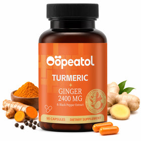 Flacon Oopeatol Curcuma 2250mg avec Extrait de Poivre Noir
