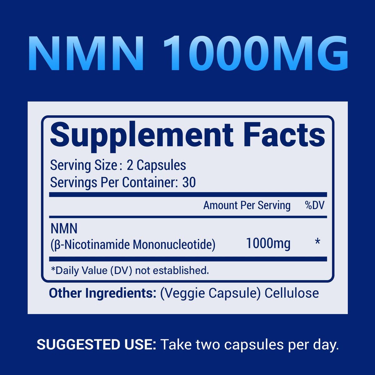 Flacon opaque de CFUKING NMN 1000mg