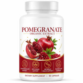 Flacon OsxoBear extrait de grenade bio 90 capsules vue de face