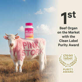 Flacon Pink Stork avec capsules à côté