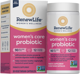 Flacon Renew Life Probiotique Femme 90 Milliards CFU vue de face