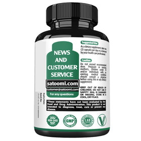 Flacon Satoomi Ginkgo Biloba 1000mg dans une cuisine moderne