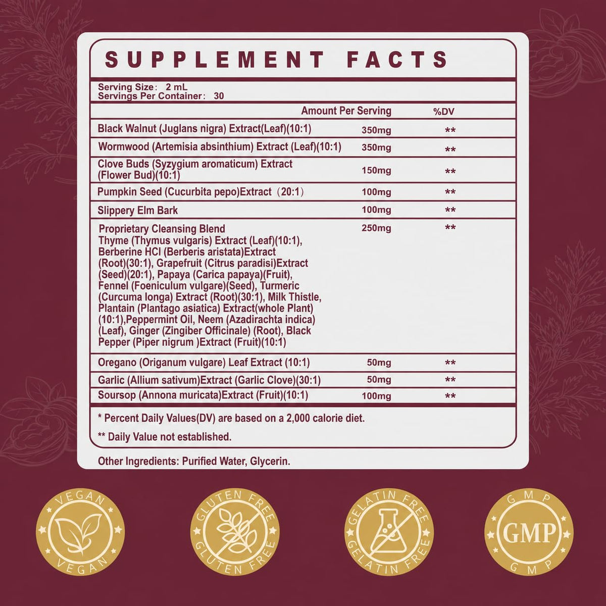 Flacon SKLIA 20-en-1 Nettoyage Liposomal avec plantes