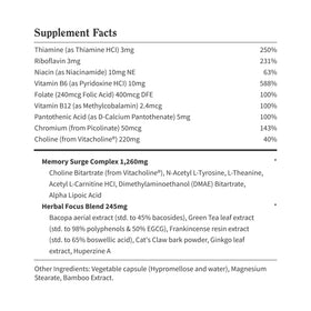 Flacon Snap Supplements Nootropiques avec capsules visibles