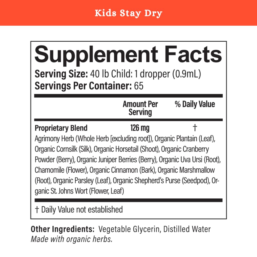Flacon SPRIGS avec dosage recommandé pour enfants