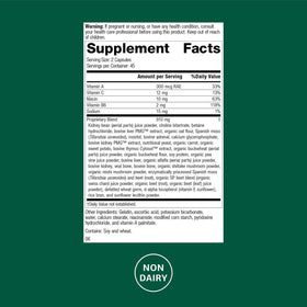 Flacon Standard Process Albaplex avec capsules