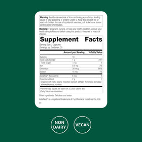 Flacon Standard Process SP Red Food avec capsules