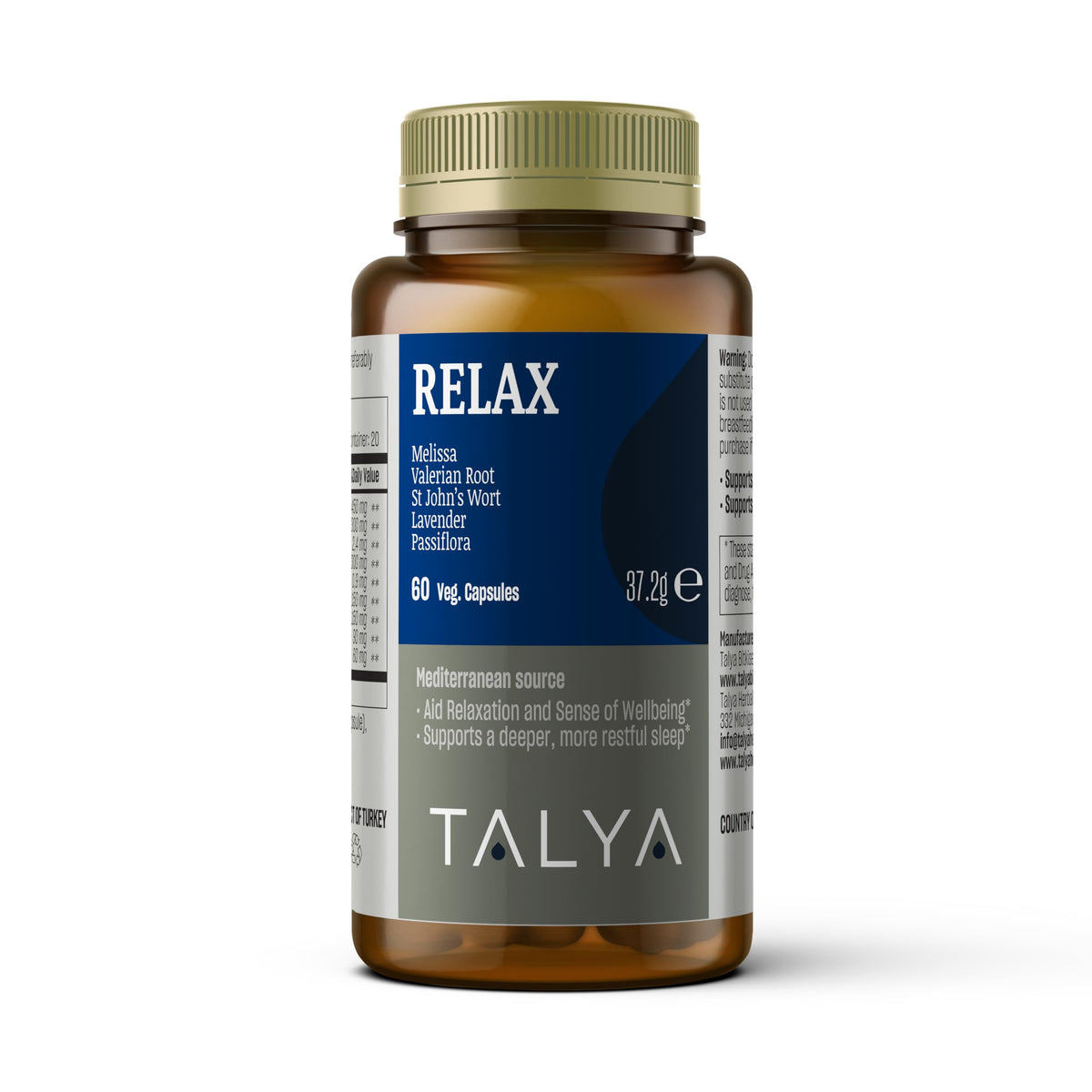 Flacon TALYA daily wellness contenant 60 capsules de complément alimentaire