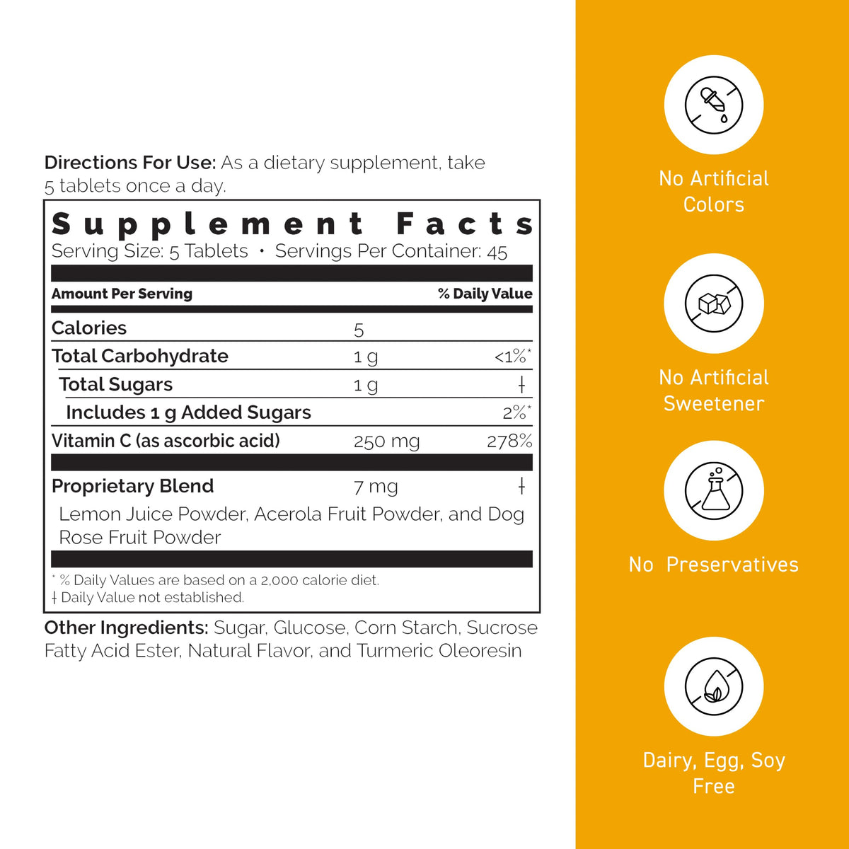 Flacon Umeken C-Balance ouvert avec chewables visibles