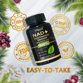 Flacon UNcena NAD+ 1500mg avec lumière naturelle