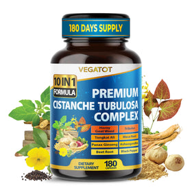 Flacon VEGATOT Complexe de Cistanche Tubulosa 180 capsules vue avant
