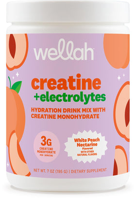 Flacon Wellah Créatine + Électrolytes 30 portions vue de face