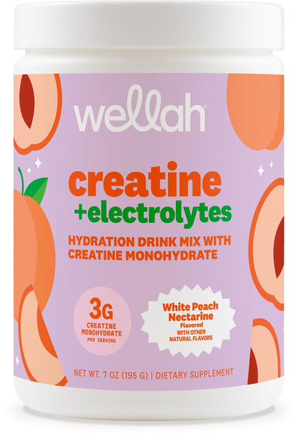 Flacon Wellah Créatine + Électrolytes 30 portions vue de face