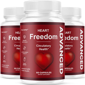 Flacons de 180 capsules Heart Freedom LIVORKA en vue de face