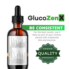 Flacons de Gouttes GlucoZenX LIVORKA côte à côte