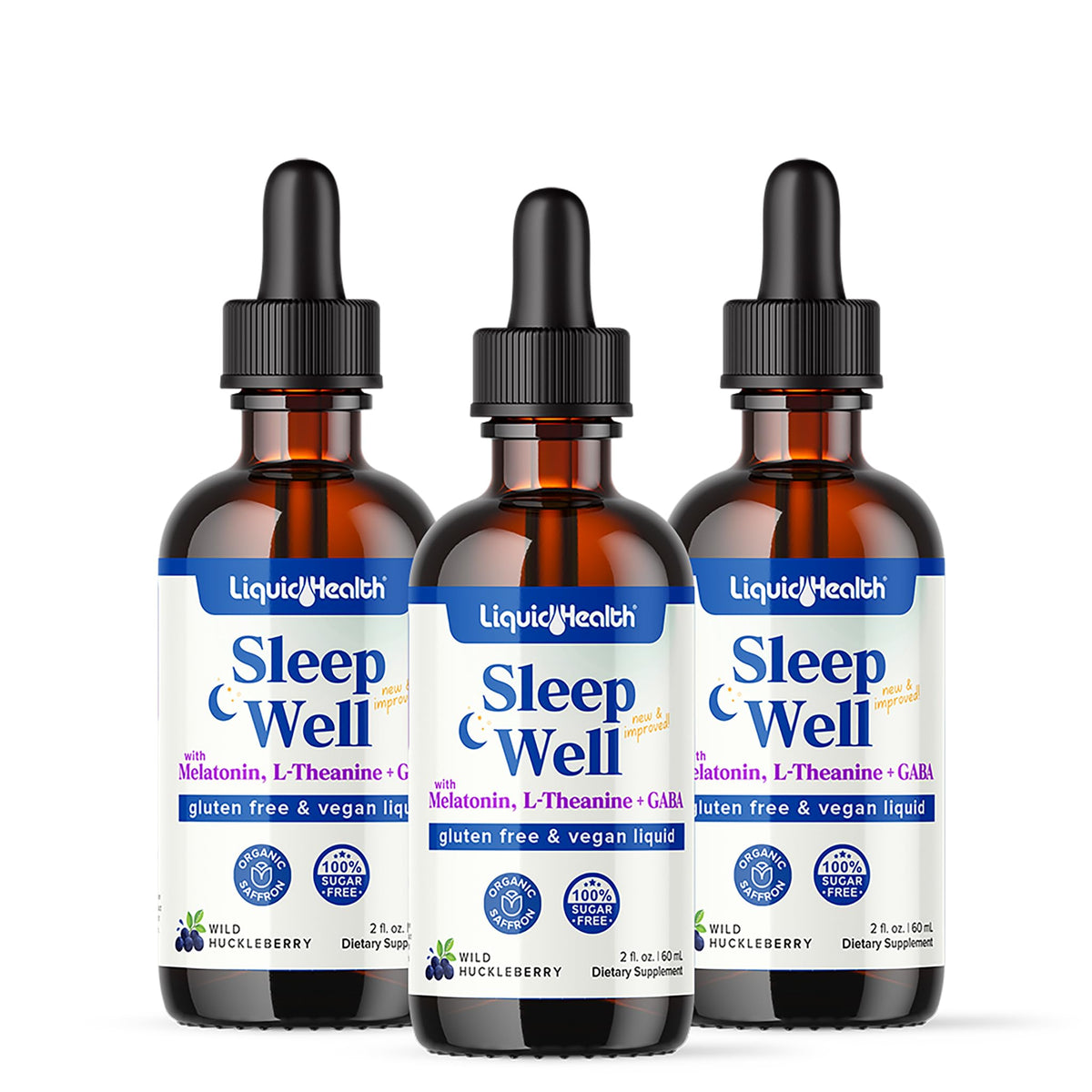 Flacons de LIQUIDHEALTH Sommeil Bien Être 449g vue de face