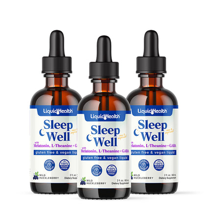 Flacons de LIQUIDHEALTH Sommeil Bien Être 449g vue de face