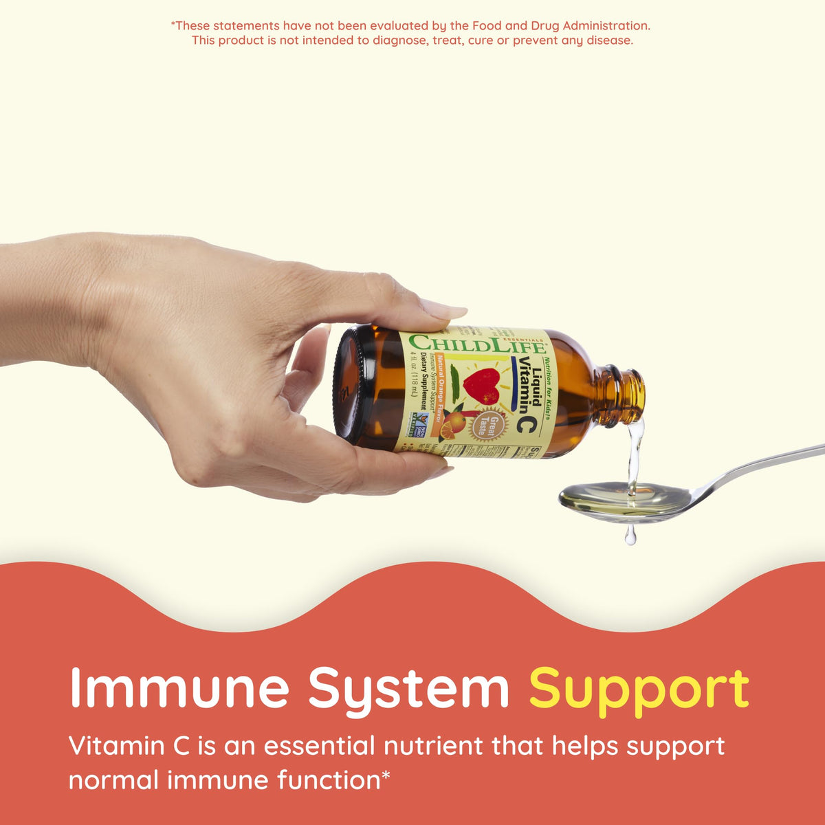 Flacons de Vitamine C Liquide CHILDLIFE ESSENTIALS en pack de 3