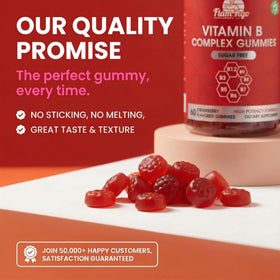 Flamingo Supplements Gummies Complexe B Methylé avec d'autres compléments alimentaires