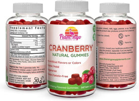 Flamingo Supplements Gummies de Canneberge avec fruits de canneberge