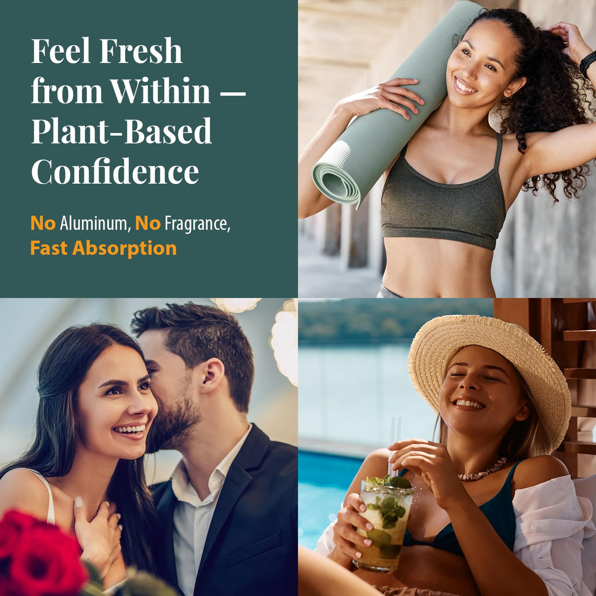 Flarovexarith capsules de chlorophylle avec étiquette