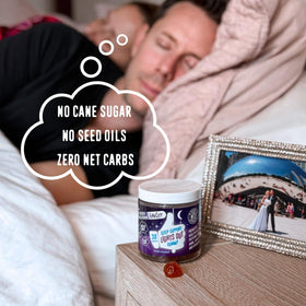 FlavCity Gummies de Mélatonine, ingrédients affichés sur l'emballage