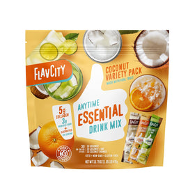 FlavCity Pack de Mélanges à Boire Coco - sachets de poudre