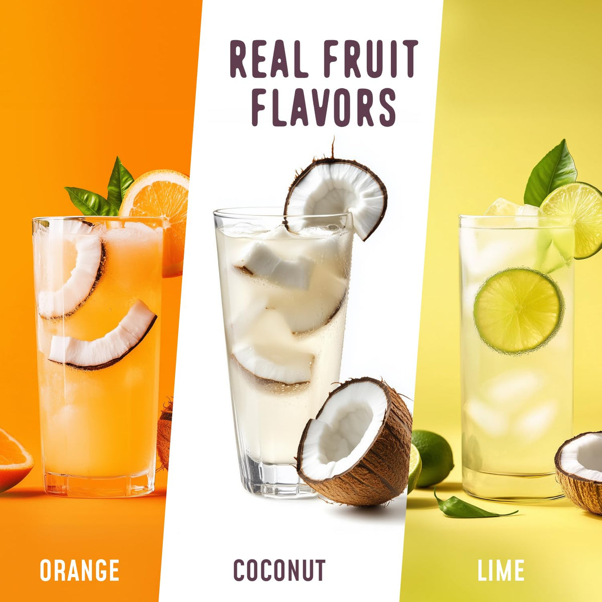 FlavCity sachets de mélange à boire saveur lime coco